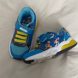 Kids Blue Character Light-Up Sneakers with Yellow Accent Paw Patrol